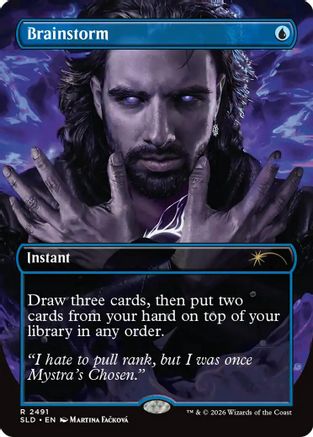 Brainstorm (2491) (SLD-2491) - Secret Lair Drop Series Foil