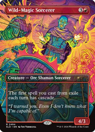 Wild-Magic Sorcerer (SLD-2494) - Secret Lair Drop Series