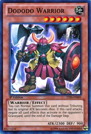 Dododo Warrior (ZTIN-EN001) - 2013 Zexal Collection Tin 1st Edition