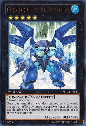 Number 19: Freezadon (ZTIN-EN003) - 2013 Zexal Collection Tin 1st Edition