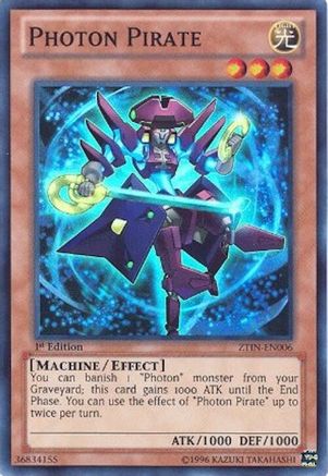 Photon Pirate (ZTIN-EN006) - 2013 Zexal Collection Tin 1st Edition