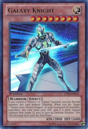 Galaxy Knight (ZTIN-EN012) - 2013 Zexal Collection Tin 1st Edition