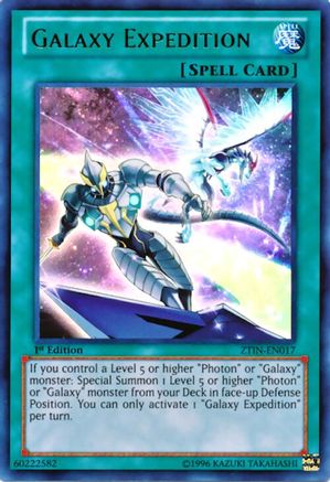 Galaxy Expedition (ZTIN-EN017) - 2013 Zexal Collection Tin 1st Edition