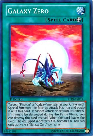 Galaxy Zero (ZTIN-EN018) - 2013 Zexal Collection Tin 1st Edition