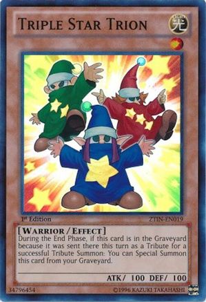 Triple Star Trion (ZTIN-EN019) - 2013 Zexal Collection Tin 1st Edition