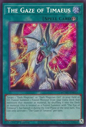 The Gaze of Timaeus (MZMU-EN013) - Maze of Muertos 1st Edition