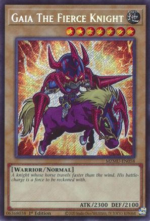 Gaia The Fierce Knight (MZMU-EN058) - Maze of Muertos 1st Edition