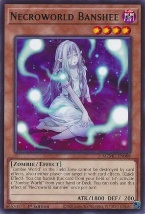 Necroworld Banshee (MZMU-EN088) - Maze of Muertos 1st Edition