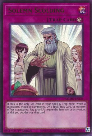 Solemn Scolding (MZMU-EN121) - Maze of Muertos 1st Edition