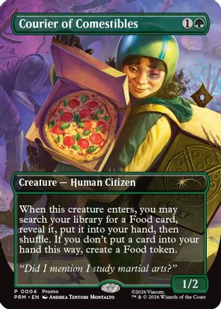 Courier of Comestibles (Borderless) (UMP-004) - Unique and Miscellaneous Promos