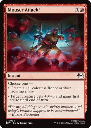 Mouser Attack! (TMT-095) - Teenage Mutant Ninja Turtles Foil