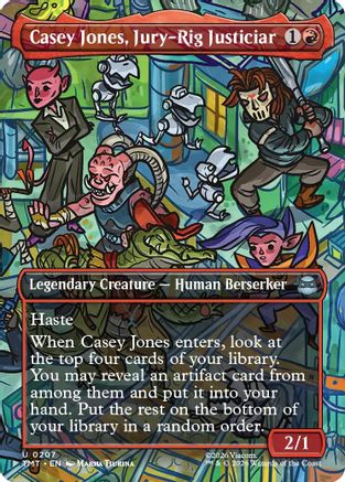 Casey Jones, Jury-Rig Justiciar (Borderless) (TMT-207) - Teenage Mutant Ninja Turtles