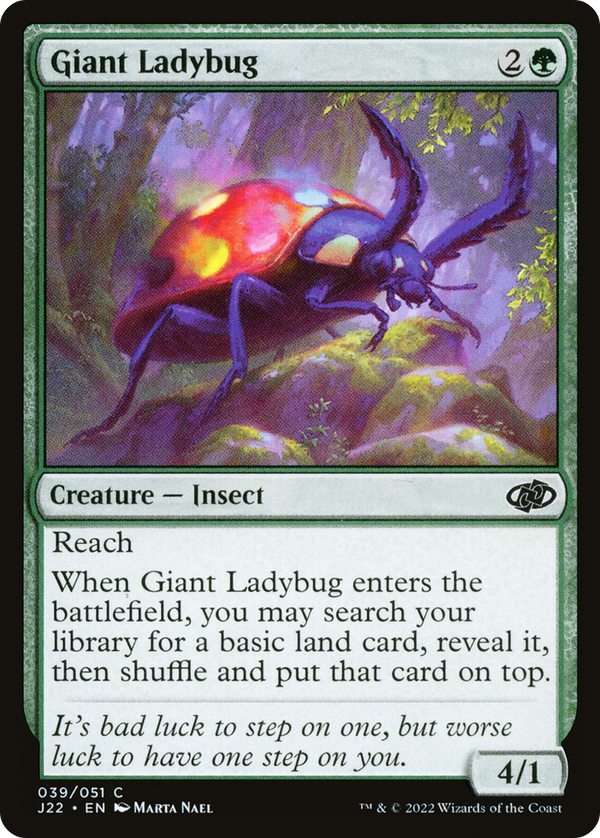 Giant Ladybug (J22-039) - Jumpstart 2022 Foil