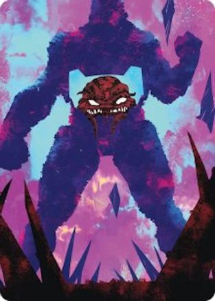 Krang, Utrom Warlord Art Card (ASTMT-021) - Art Series: Teenage Mutant Ninja Turtles