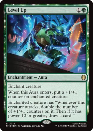 Level Up (Surge Foil) (TMC-031) - Commander: Teenage Mutant Ninja Turtles Foil