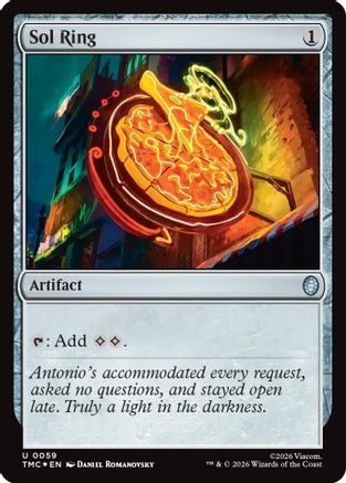 Sol Ring (Surge Foil) (TMC-059) - Commander: Teenage Mutant Ninja Turtles Foil