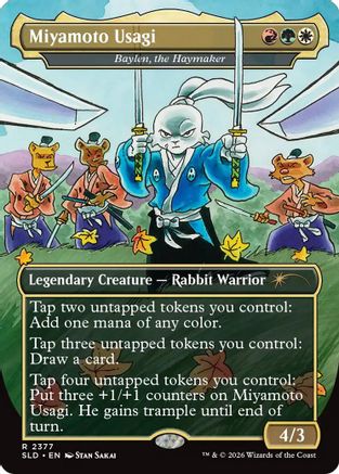 Miyamoto Usagi - Baylen, the Haymaker (SLD-2377) - Secret Lair Drop Series
