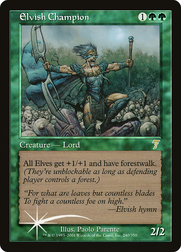 Elvish Champion (7ED-240★) - 7th Edition Foil