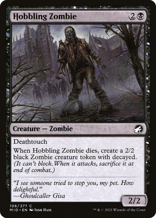 Hobbling Zombie (MID-106) - Innistrad: Midnight Hunt