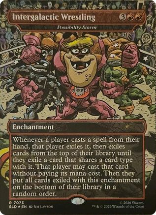 Intergalactic Wrestling - Possibility Storm (SLD-7073) - Secret Lair Drop Series Foil