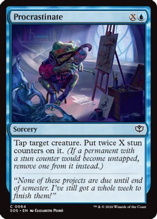 Procrastinate (SOS-064) - Secrets of Strixhaven Foil