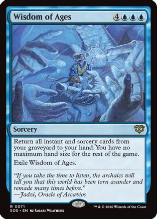 Wisdom of Ages (SOS-071) - Secrets of Strixhaven Foil