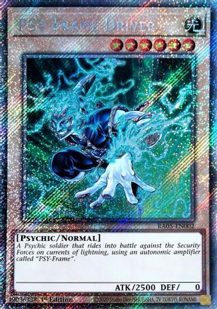 PSY-Frame Driver (Platinum Secret Rare) (RA05-EN002) - Rarity Collection 5 1st Edition