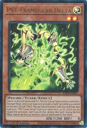 PSY-Framegear Delta (Ultra Rare) (RA05-EN007) - Rarity Collection 5 1st Edition