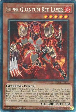 Super Quantum Red Layer (Collector's Rare) (RA05-EN008) - Rarity Collection 5 1st Edition