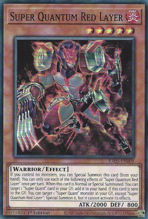 Super Quantum Red Layer (RA05-EN008) - Rarity Collection 5 1st Edition