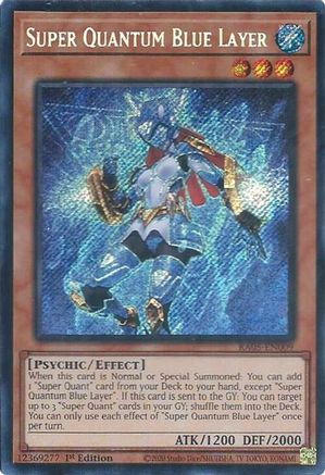 Super Quantum Blue Layer (Secret Rare) (RA05-EN009) - Rarity Collection 5 1st Edition