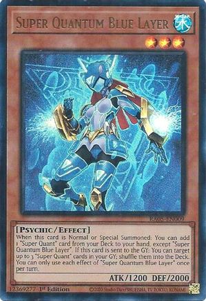 Super Quantum Blue Layer (Ultra Rare) (RA05-EN009) - Rarity Collection 5 1st Edition