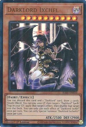 Darklord Ixchel (Ultra Rare) (RA05-EN010) - Rarity Collection 5 1st Edition