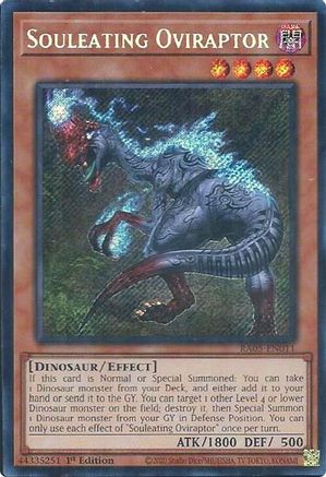 Souleating Oviraptor (Secret Rare) (RA05-EN011) - Rarity Collection 5 1st Edition