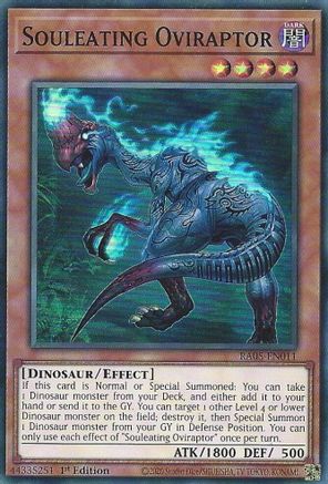 Souleating Oviraptor (RA05-EN011) - Rarity Collection 5 1st Edition