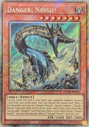 Danger! Nessie! (Platinum Secret Rare) (RA05-EN012) - Rarity Collection 5 1st Edition