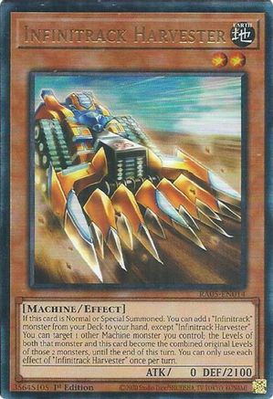 Infinitrack Harvester (Ultimate Rare) (RA05-EN014) - Rarity Collection 5 1st Edition