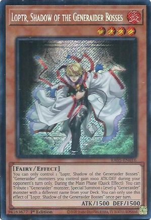 Loptr, Shadow of the Generaider Bosses (Secret Rare) (RA05-EN016) - Rarity Collection 5 1st Edition