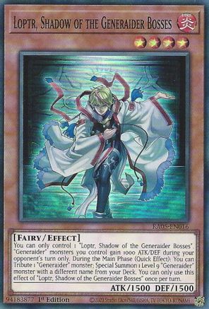 Loptr, Shadow of the Generaider Bosses (RA05-EN016) - Rarity Collection 5 1st Edition