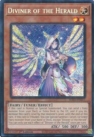 Diviner of the Herald (Secret Rare) (RA05-EN017) - Rarity Collection 5 1st Edition