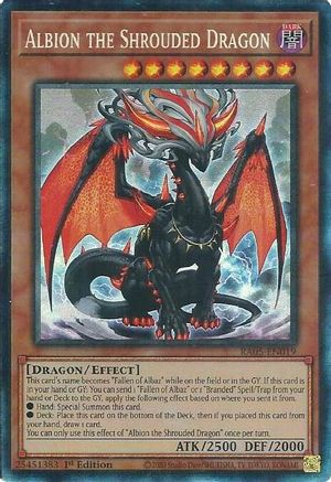 Albion the Shrouded Dragon (Collector's Rare) (RA05-EN019) - Rarity Collection 5 1st Edition