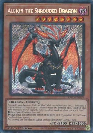 Albion the Shrouded Dragon (Secret Rare) (RA05-EN019) - Rarity Collection 5 1st Edition