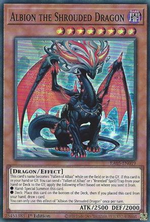 Albion the Shrouded Dragon (RA05-EN019) - Rarity Collection 5 1st Edition