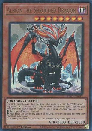 Albion the Shrouded Dragon (Ultra Rare) (RA05-EN019) - Rarity Collection 5 1st Edition