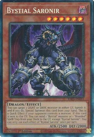 Bystial Saronir (Collector's Rare) (RA05-EN023) - Rarity Collection 5 1st Edition