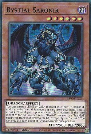 Bystial Saronir (RA05-EN023) - Rarity Collection 5 1st Edition