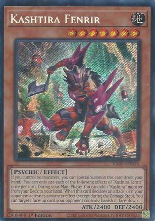Kashtira Fenrir (Secret Rare) (RA05-EN024) - Rarity Collection 5 1st Edition