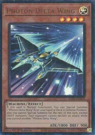 Photon Delta Wing (Ultra Rare) (RA05-EN026) - Rarity Collection 5 1st Edition