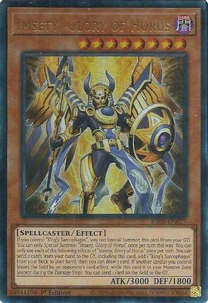 Imsety, Glory of Horus (Ultimate Rare) (RA05-EN027) - Rarity Collection 5 1st Edition
