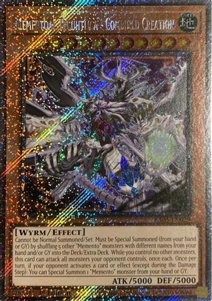 Mementoal Tecuhtlica - Combined Creation (Platinum Secret Rare) (RA05-EN029) - Rarity Collection 5 1st Edition